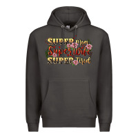Smoke Super mom super wife super tired Premium Hoodie - CowGirlArtShop