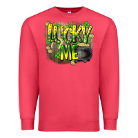 Cardinal lucky me st. patricks day Premium Sweatshirt - HowdyJamesFarm