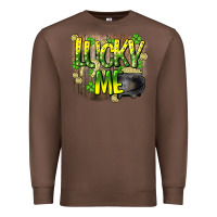 Chestnut lucky me st. patricks day Premium Sweatshirt - HowdyJamesFarm