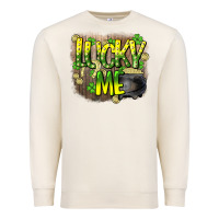 Sandshell lucky me st. patricks day Premium Sweatshirt - HowdyJamesFarm