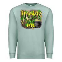 Seafoam lucky me st. patricks day Premium Sweatshirt - HowdyJamesFarm