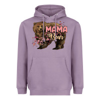Lavender Mama bear mother's day Heavyweight Hoodie - HowdyJamesFarm