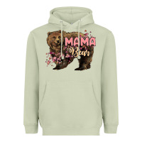 Matcha Mama bear mother's day Heavyweight Hoodie - HowdyJamesFarm