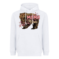 White Mama bear mother's day Heavyweight Hoodie - HowdyJamesFarm