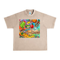 French Oak school elements Urban Heavy Tee - NancyCooperArtShop
