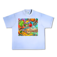 Grape Ice school elements Urban Heavy Tee - NancyCooperArtShop
