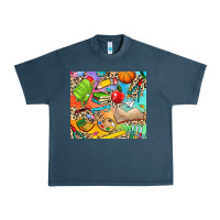 Midnight Navy school elements Urban Heavy Tee - NancyCooperArtShop