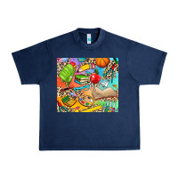 Navy school elements Urban Heavy Tee - NancyCooperArtShop