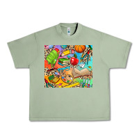 Oil Green school elements Urban Heavy Tee - NancyCooperArtShop