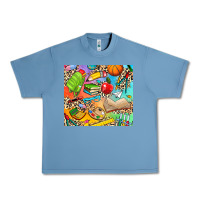 Pebble Blue school elements Urban Heavy Tee - NancyCooperArtShop
