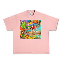 Salmon school elements Urban Heavy Tee - NancyCooperArtShop