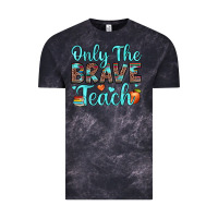 Cloud Black only the brave teach Vintage Tee - JahusDesignShop