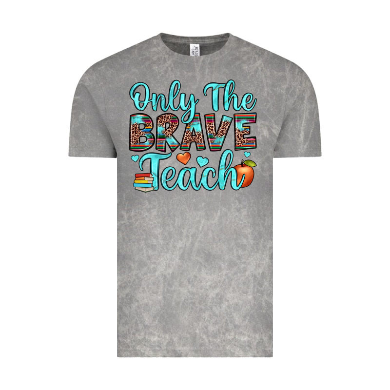 Only The Brave Teach Vintage Tee by JahusDesignShop | Teevron