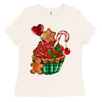 Bone christmas cupcake Ladies Tee - AdoDesignShop