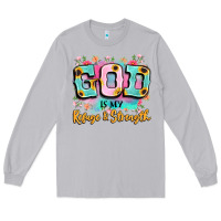 Moon Dust god is my refuge and strength Long Sleeve Tee - LillyAllenDesigns