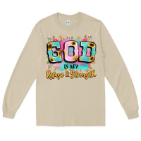 Mushroom god is my refuge and strength Long Sleeve Tee - LillyAllenDesigns