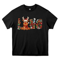 Black love christmas reindeer Heavy Core Tee - Jasminsmagicworld