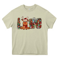 Mossy love christmas reindeer Heavy Core Tee - Jasminsmagicworld