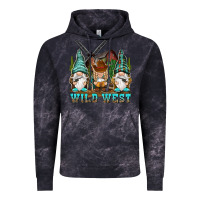 Cloud Black wild west gnomies Vintage Hoodie - NancyCooperArtShop