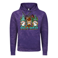 Cloud Purple wild west gnomies Vintage Hoodie - NancyCooperArtShop