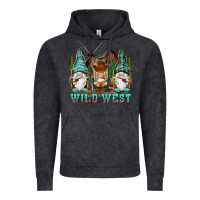 Vintage Black wild west gnomies Vintage Hoodie - NancyCooperArtShop