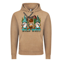 Vintage Coffee wild west gnomies Vintage Hoodie - NancyCooperArtShop