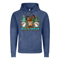 Vintage Denim wild west gnomies Vintage Hoodie - NancyCooperArtShop