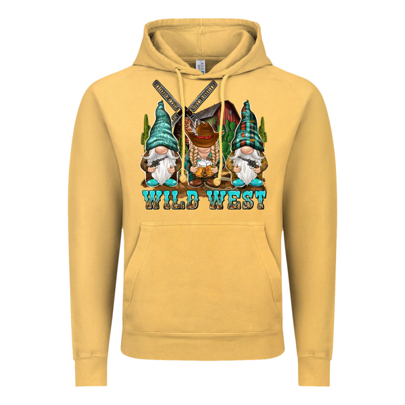 Wild West Gnomies Vintage Hoodie by NancyCooperArtShop | Teevron