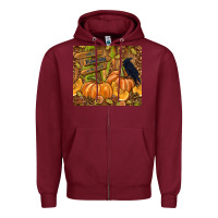 Burgundy cutest pumpkin in the patch Zipper Hoodie - TumblerDesignByShophia