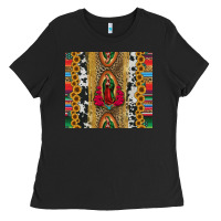 Black lady of Guadalupe Ladies Tee - Jasminsmagicworld