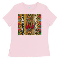 Bubblegum Pink lady of Guadalupe Ladies Tee - Jasminsmagicworld