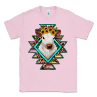 Bubblegum Pink heifer cowhide aztec Classic Tee - JahusDesignShop