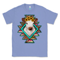 Colony Blue heifer cowhide aztec Classic Tee - JahusDesignShop