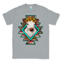 Heather Grey heifer cowhide aztec Classic Tee - JahusDesignShop