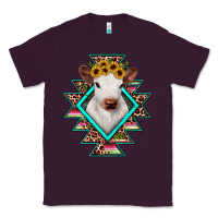 Plum heifer cowhide aztec Classic Tee - JahusDesignShop