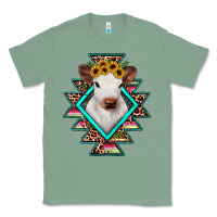 Sage heifer cowhide aztec Classic Tee - JahusDesignShop