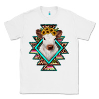 White heifer cowhide aztec Classic Tee - JahusDesignShop