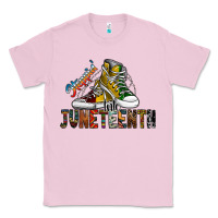 Bubblegum Pink steppin into juneteenth Classic Tee - SublimationCraftShop