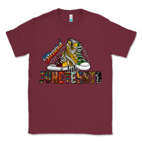 Burgundy steppin into juneteenth Classic Tee - SublimationCraftShop