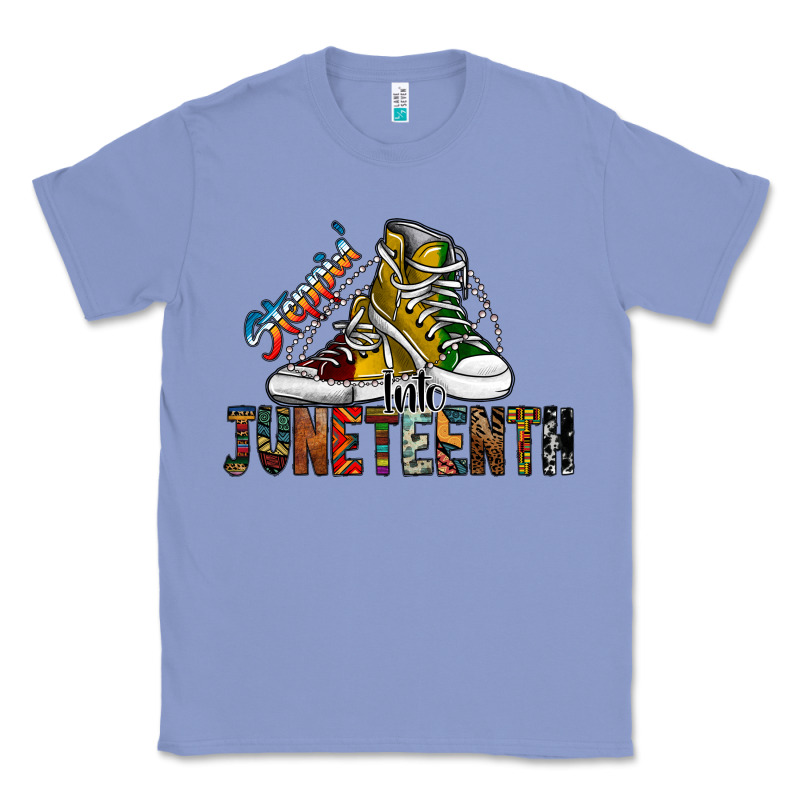 Steppin Into Juneteenth Classic Tee by SublimationCraftShop | Teevron