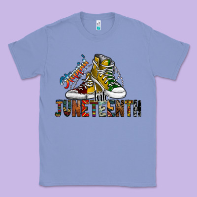 Steppin Into Juneteenth Classic Tee Designed By Sublimationcraftshop