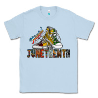 Dusty Blue steppin into juneteenth Classic Tee - SublimationCraftShop
