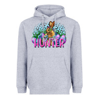 Heather Grey Egg hunter Easter Day Heavyweight Hoodie - CowGirlArtShop