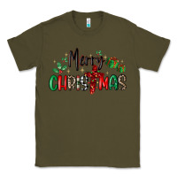 Army Green faith cross merry christmas Classic Tee - MaliasSmallBusiness