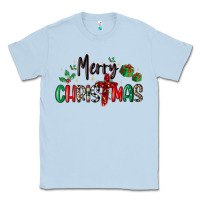 Dusty Blue faith cross merry christmas Classic Tee - MaliasSmallBusiness