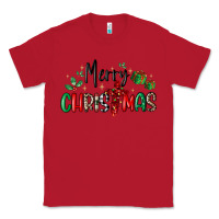 Red faith cross merry christmas Classic Tee - MaliasSmallBusiness