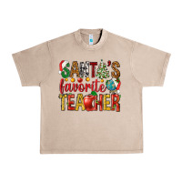 French Oak santas favorite teacher Urban Heavy Tee - NancyCooperArtShop