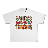 Santas Favorite Teacher Urban Heavy Tee | Teevron