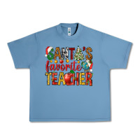 Pebble Blue santas favorite teacher Urban Heavy Tee - NancyCooperArtShop