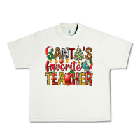 Pistachio santas favorite teacher Urban Heavy Tee - NancyCooperArtShop